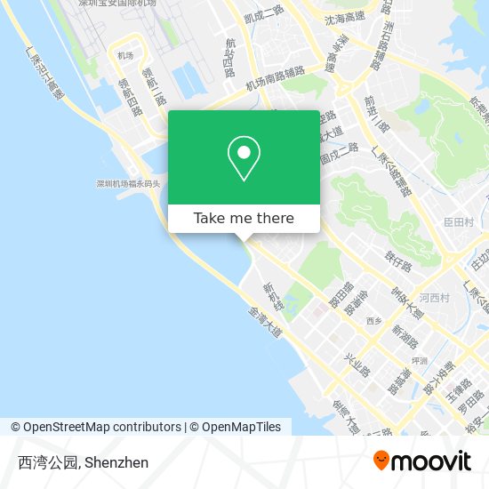 西湾公园 map