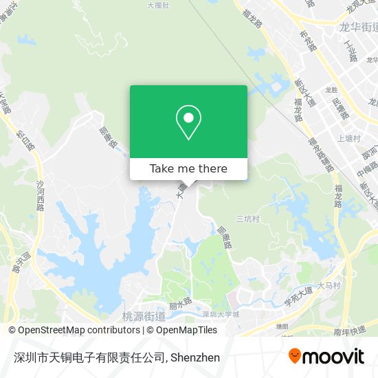 深圳市天铜电子有限责任公司 map