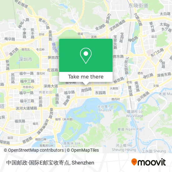 中国邮政-国际E邮宝收寄点 map