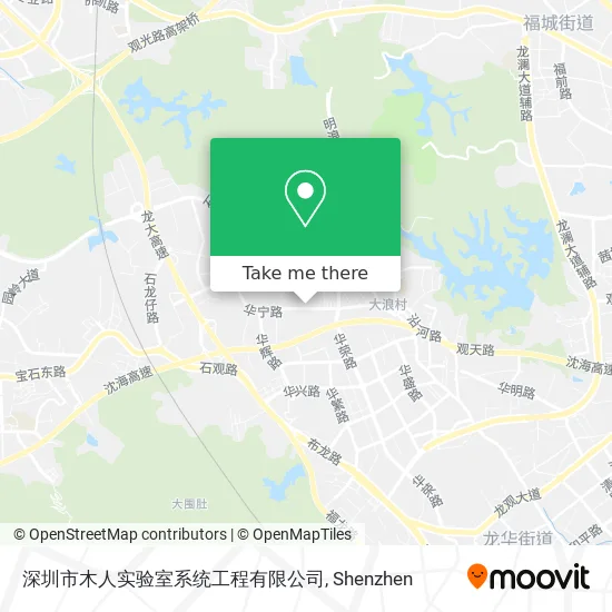 深圳市木人实验室系统工程有限公司 map