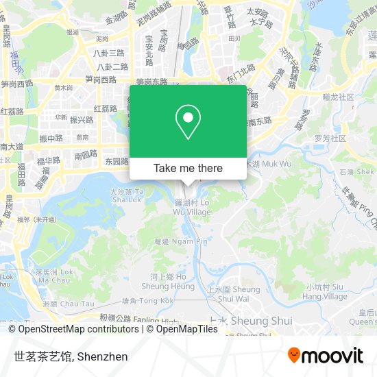 世茗茶艺馆 map