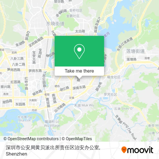 深圳市公安局黄贝派出所责任区治安办公室 map