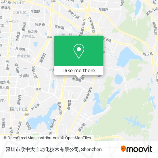 深圳市欣中大自动化技术有限公司 map