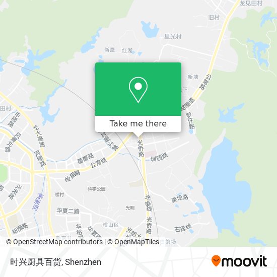 时兴厨具百货 map