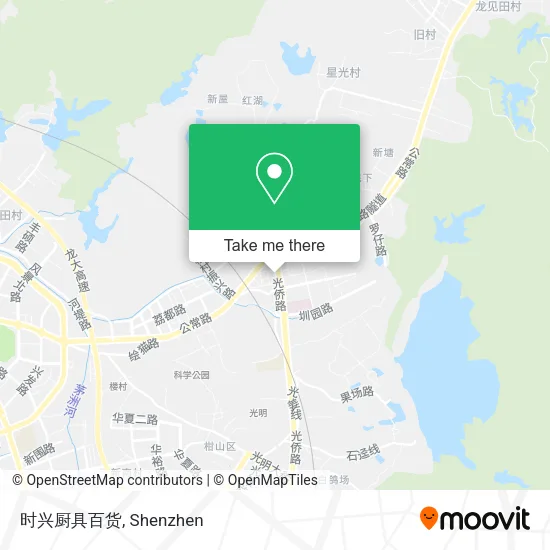 时兴厨具百货 map