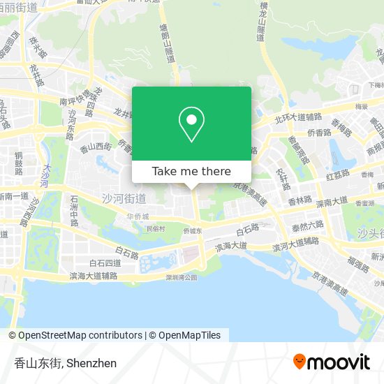 香山东街 map