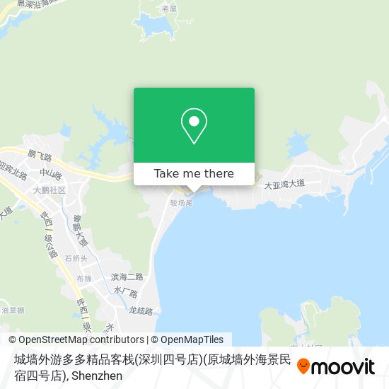 城墙外游多多精品客栈(深圳四号店)(原城墙外海景民宿四号店) map