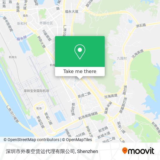 深圳市外泰空货运代理有限公司 map