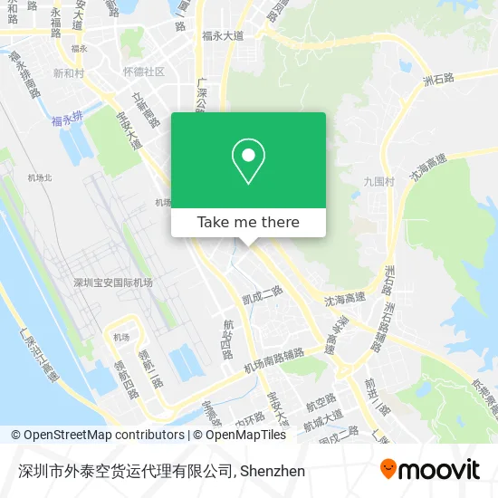 深圳市外泰空货运代理有限公司 map