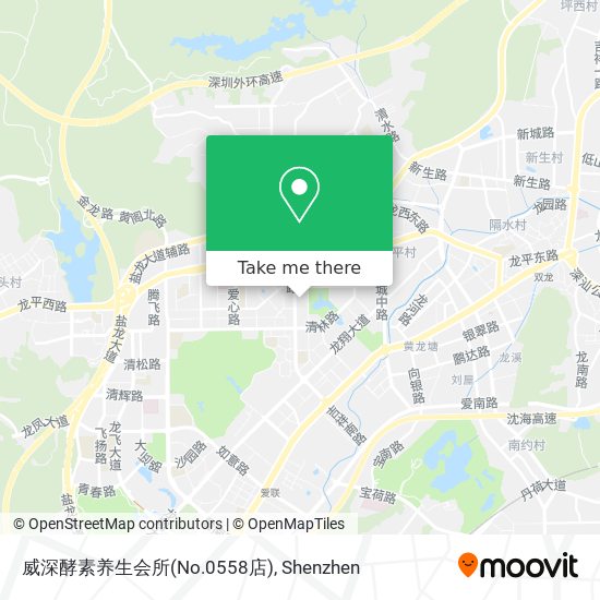 威深酵素养生会所(No.0558店) map