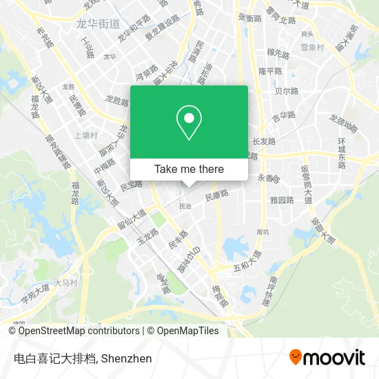 电白喜记大排档 map