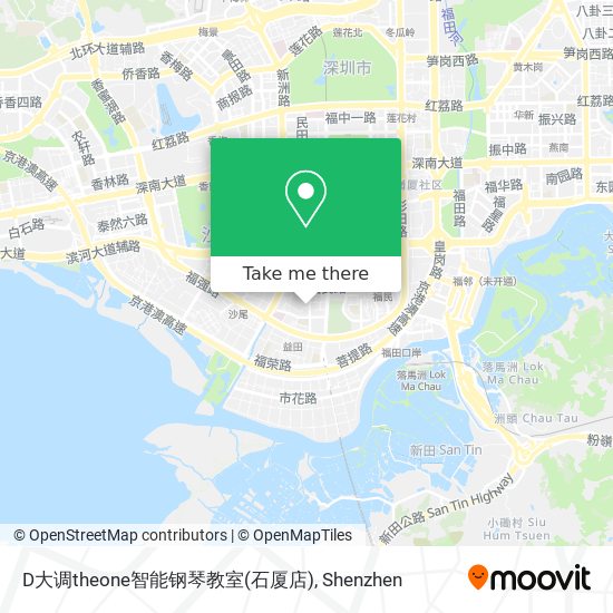 D大调theone智能钢琴教室(石厦店) map