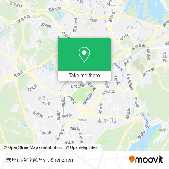 来座山物业管理处 map