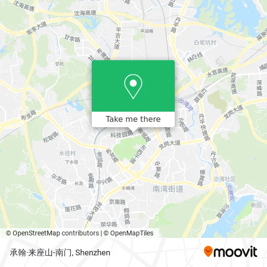 承翰·来座山-南门 map