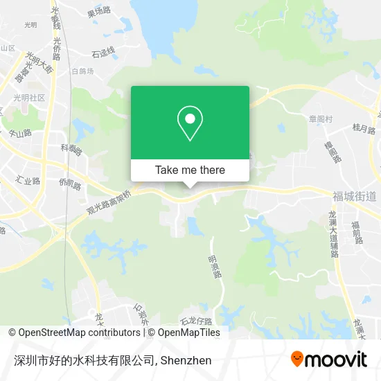 深圳市好的水科技有限公司 map