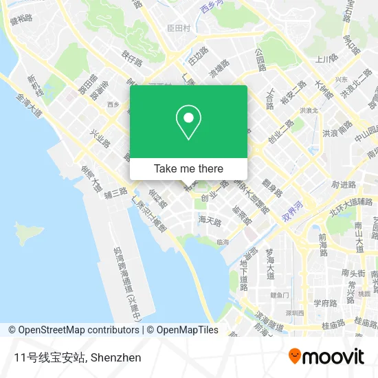 11号线宝安站 map