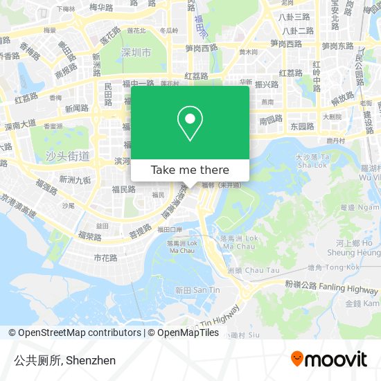 公共厕所 map