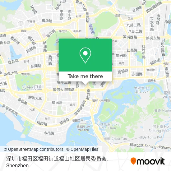 深圳市福田区福田街道福山社区居民委员会 map