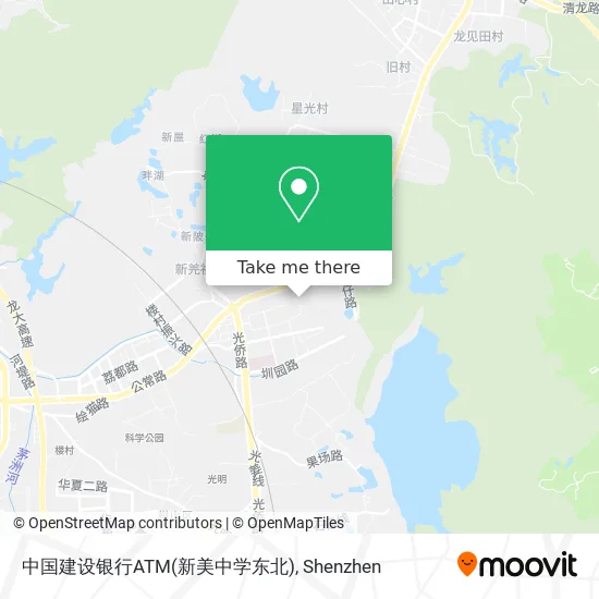 中国建设银行ATM(新美中学东北) map