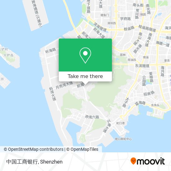 中国工商银行 map