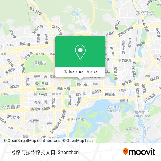 一号路与振华路交叉口 map
