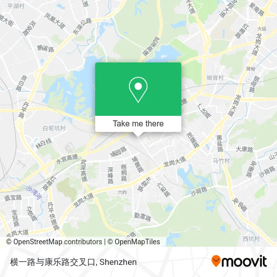 横一路与康乐路交叉口 map