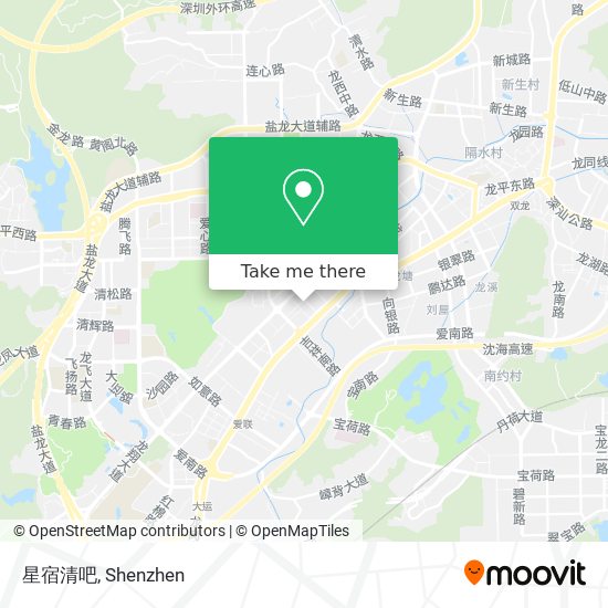 星宿清吧 map