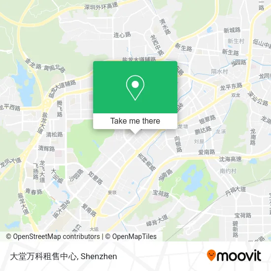 大堂万科租售中心 map
