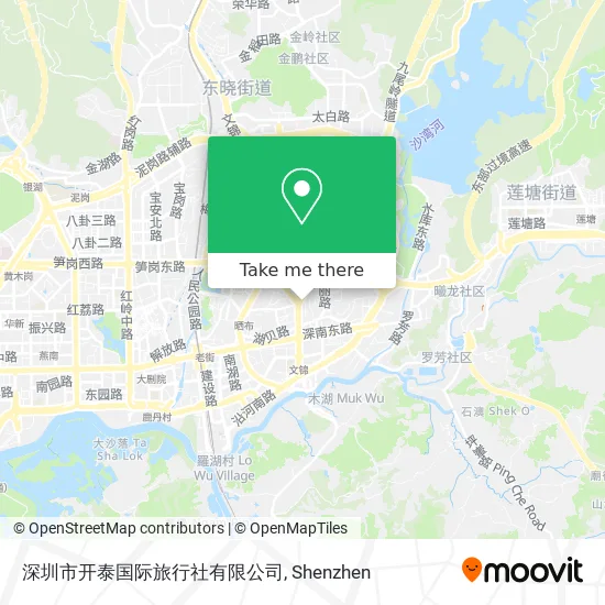 深圳市开泰国际旅行社有限公司 map