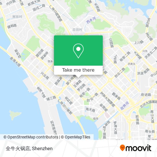 全牛火锅店 map