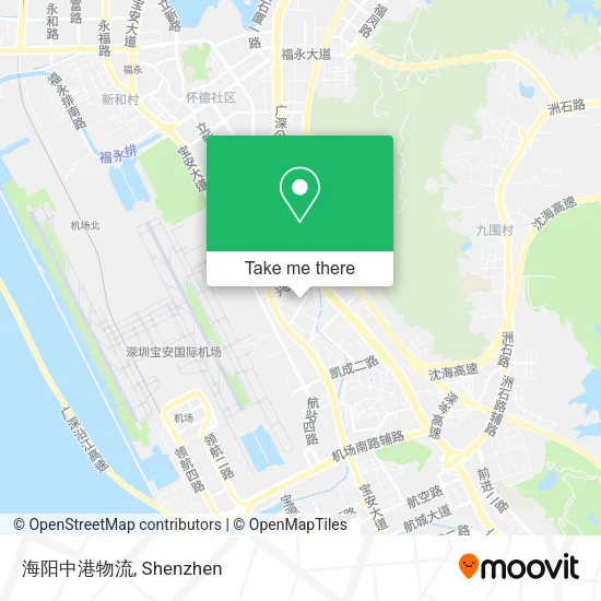 海阳中港物流 map