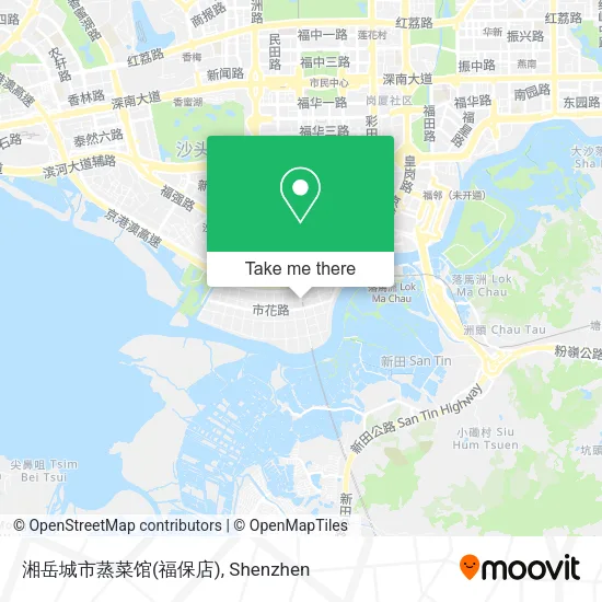 湘岳城市蒸菜馆(福保店) map