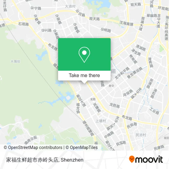 家福生鲜超市赤岭头店 map