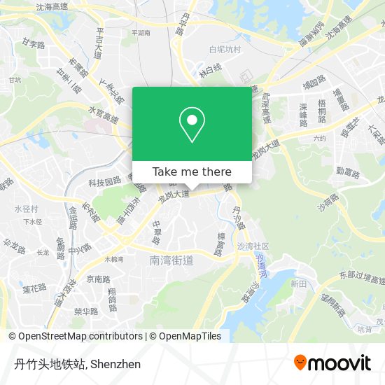 丹竹头地铁站 map