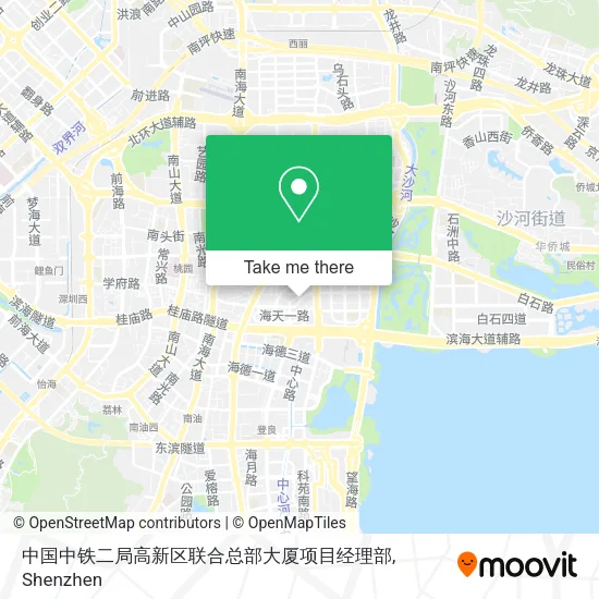 中国中铁二局高新区联合总部大厦项目经理部 map