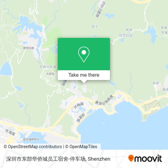 深圳市东部华侨城员工宿舍-停车场 map