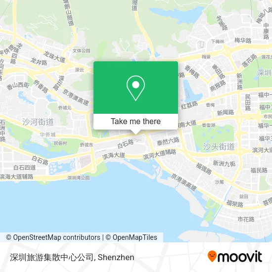 深圳旅游集散中心公司 map