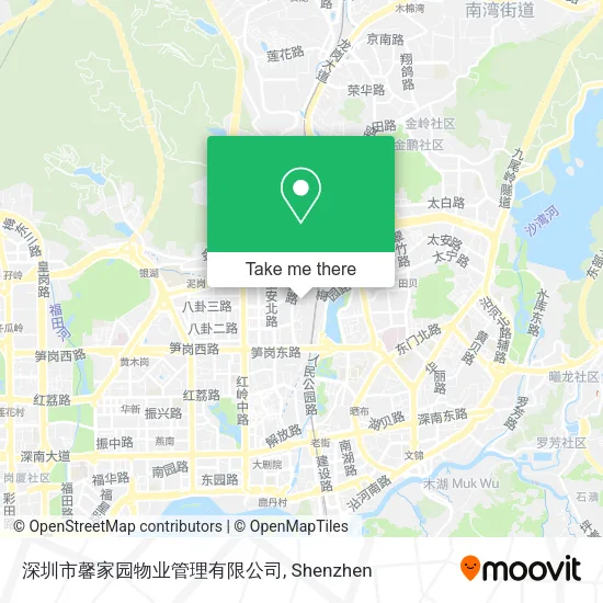 深圳市馨家园物业管理有限公司 map