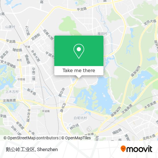 鹅公岭工业区 map