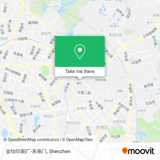 金怡印刷厂-东南门 map