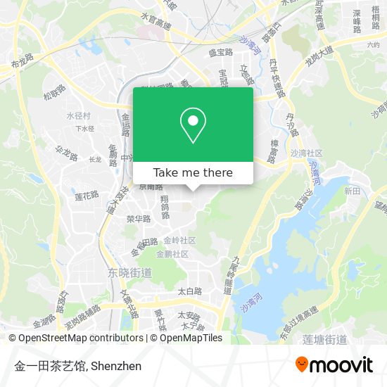 金一田茶艺馆 map