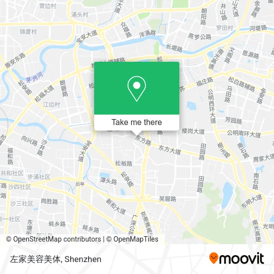左家美容美体 map
