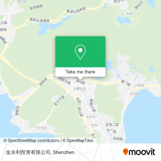 金永利投资有限公司 map