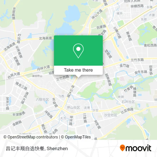 昌记丰顺自选快餐 map