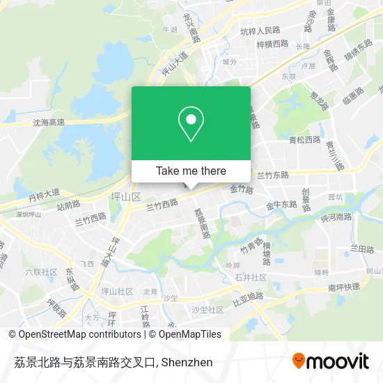 荔景北路与荔景南路交叉口 map