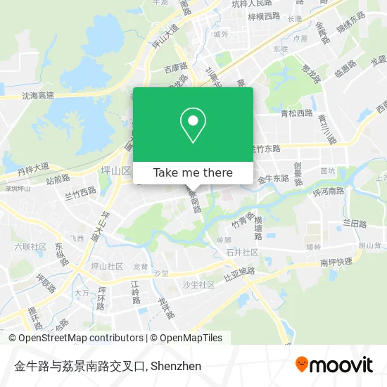 金牛路与荔景南路交叉口 map