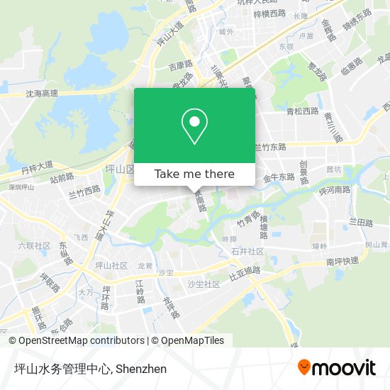 坪山水务管理中心 map