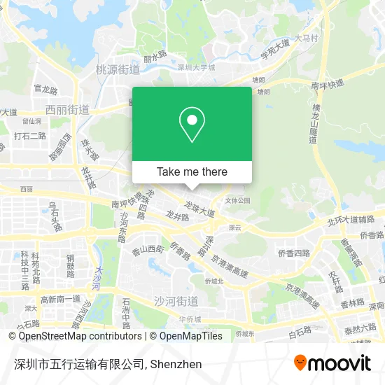深圳市五行运输有限公司 map