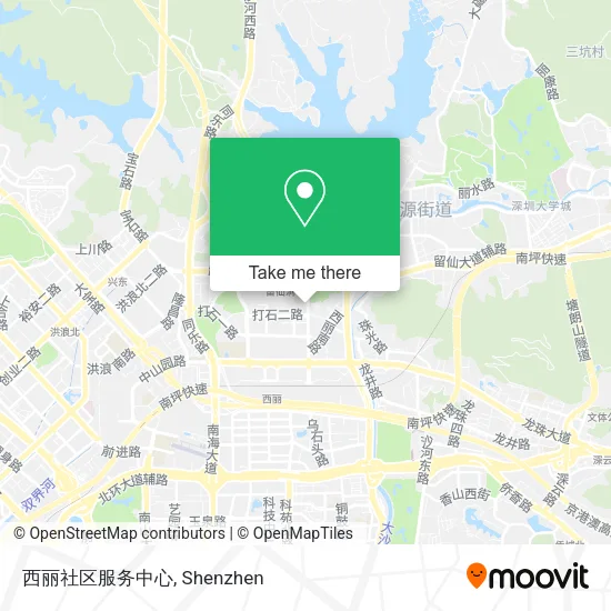 西丽社区服务中心 map