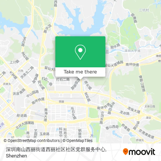 深圳南山西丽街道西丽社区社区党群服务中心 map